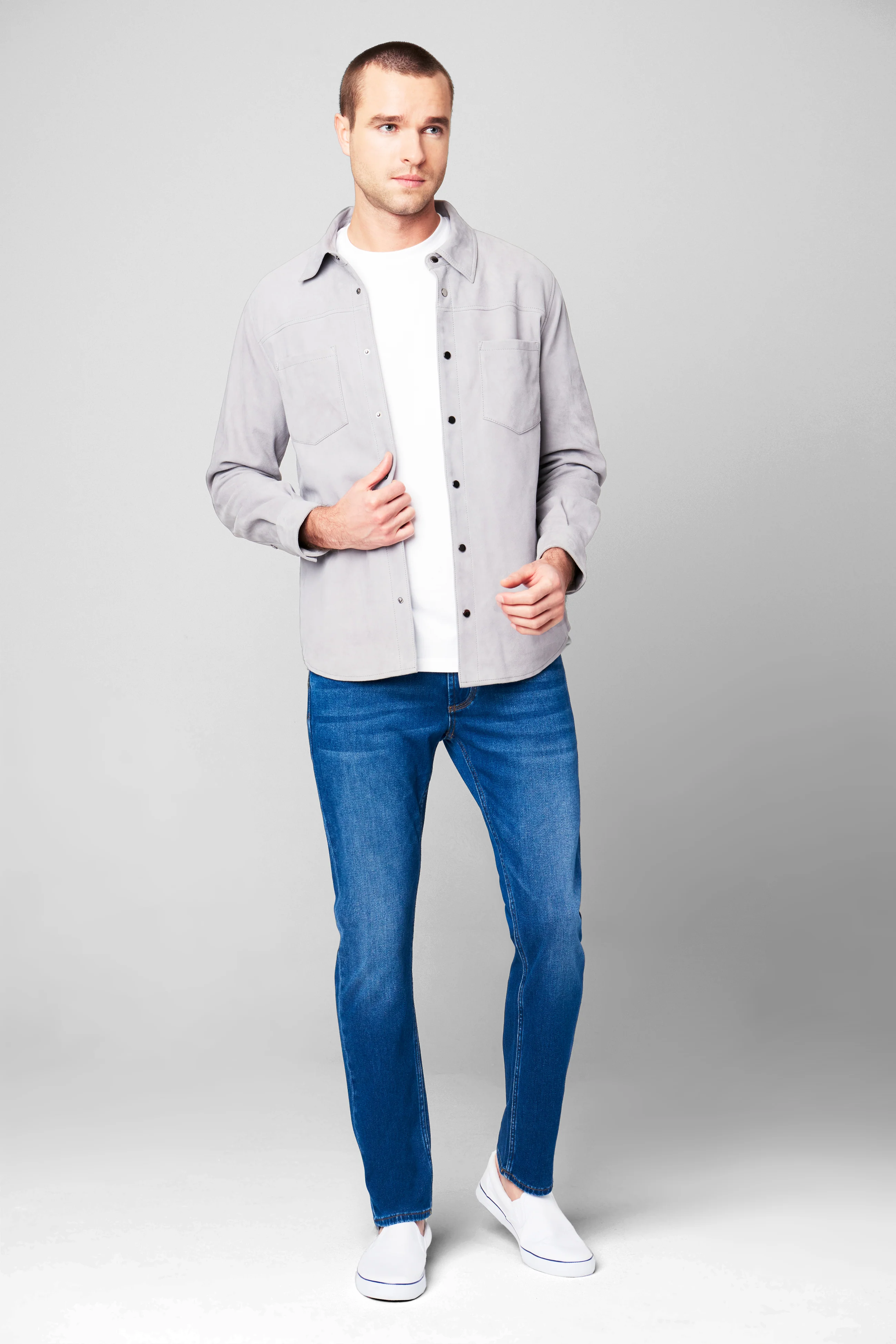 Ice Grey Shacket - Image 3