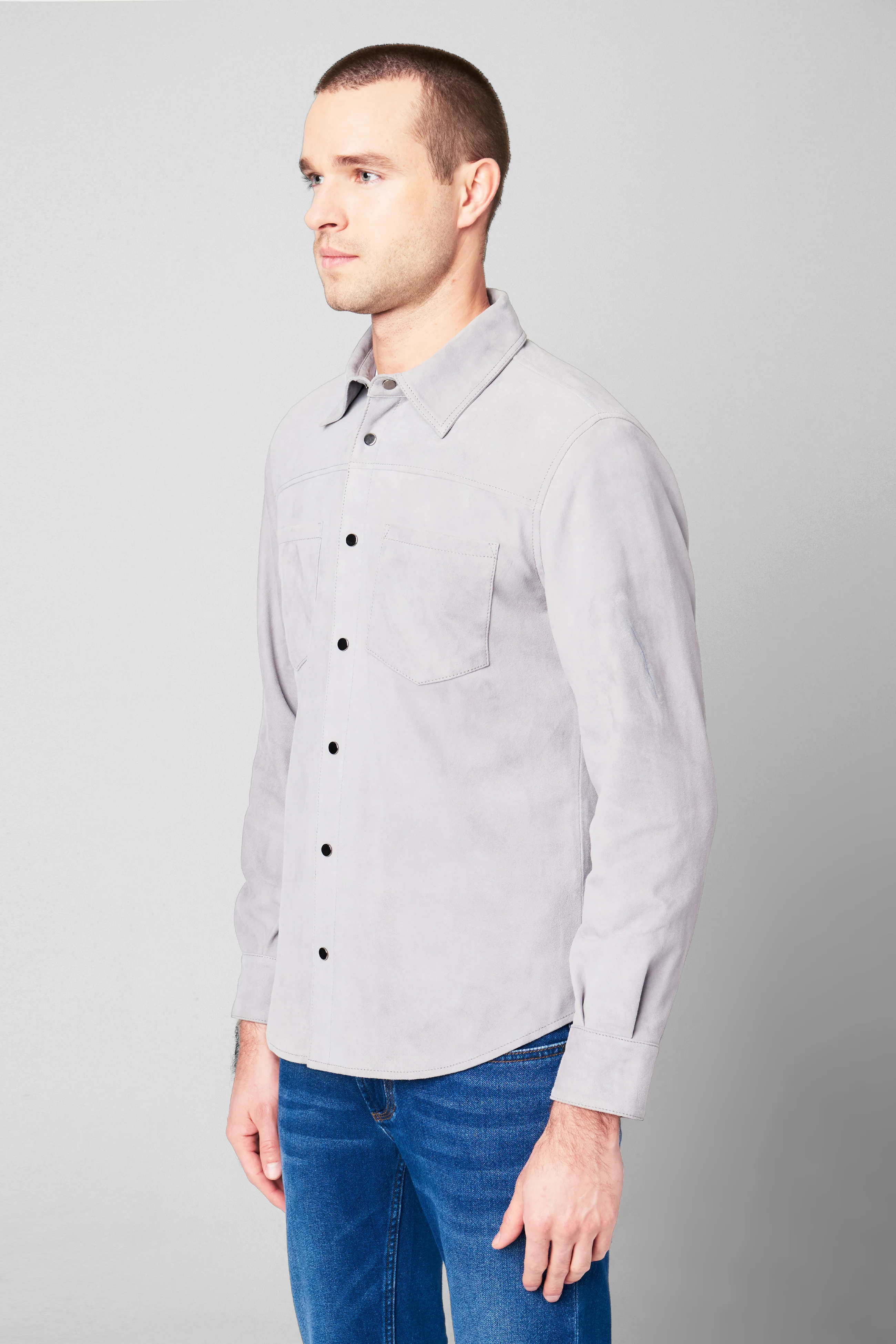 Ice Grey Shacket - Image 4